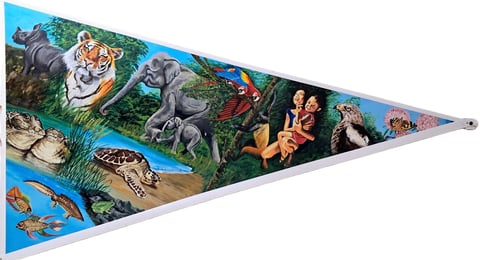 Panel 08: Species — artwork by Jeffrey Phillips, Heritage Life Horizons