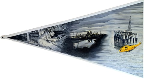 Panel 03: Fossil Fuels & Energy — artwork by Jeffrey Phillips, Heritage Life Horizons