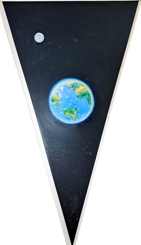Panel 01: Only One Planet Earth — artwork by Jeffrey Phillips, Heritage Life Horizons