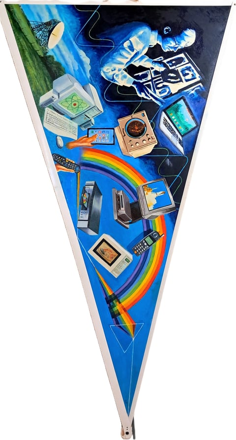 Panel 11: Time — artwork by Jeffrey Phillips, Heritage Life Horizons